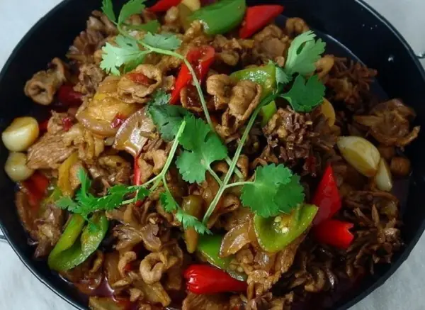 Tujia Three-Ingredient Pot (土家三下锅) — dish photograph