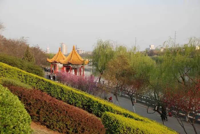 Weidong District (卫东区) — representative view · 卫东区公园亭阁