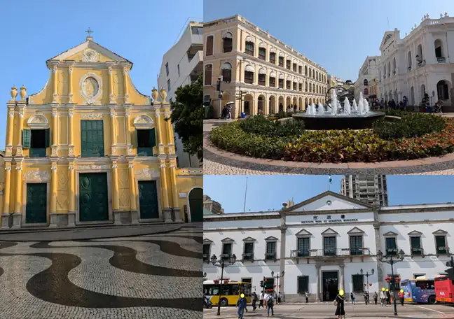 Senado Square and the IAM Building (议事亭前地与市政署)