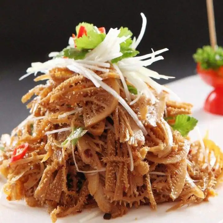 Hair-Thin Stir-Fried Beef Tripe (发丝牛百叶) — dish photograph