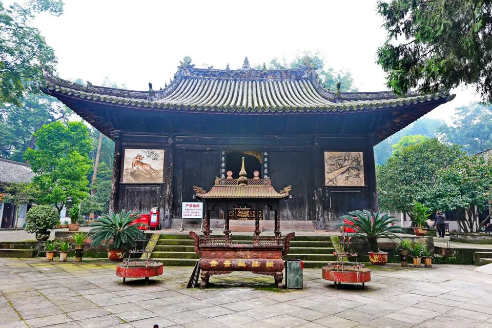Guanyin Temple in Xinjin, Chengdu. Photo: 2015-10-16 10:38:16.