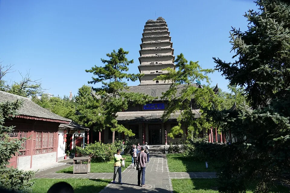 Small Wild Goose Pagoda · 小雁塔. Photo: 2015-09-23 08:33:27.