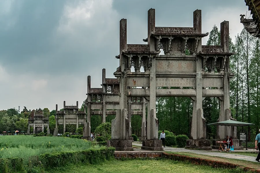 Tangyue Memorial Archways, Shexian, Anhui.