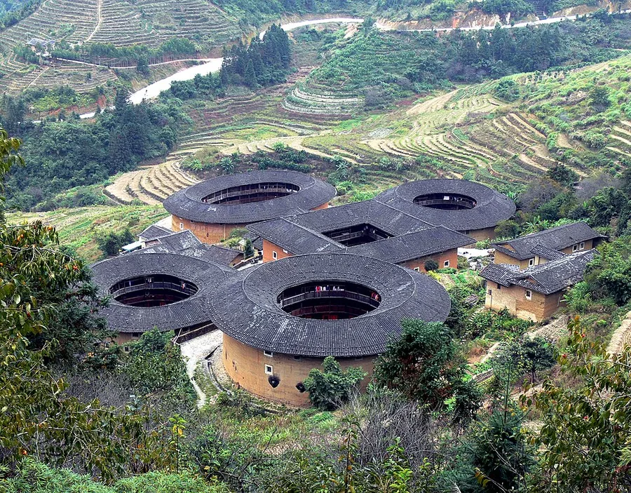 Tianluokeng Tulou Cluster, Nanjing County, Fujian.