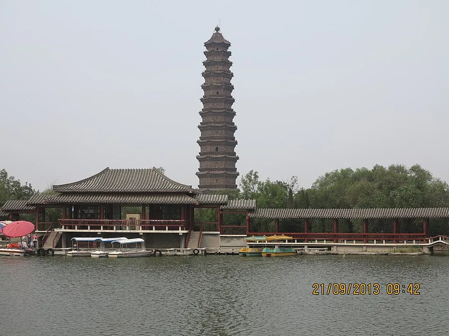The Iron Pagoda in Kaifeng, Henan, photographed in September 2013.
