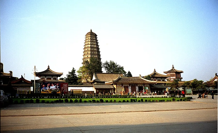 The True Relic Pagoda at Famen Temple, Baoji, Shaanxi.