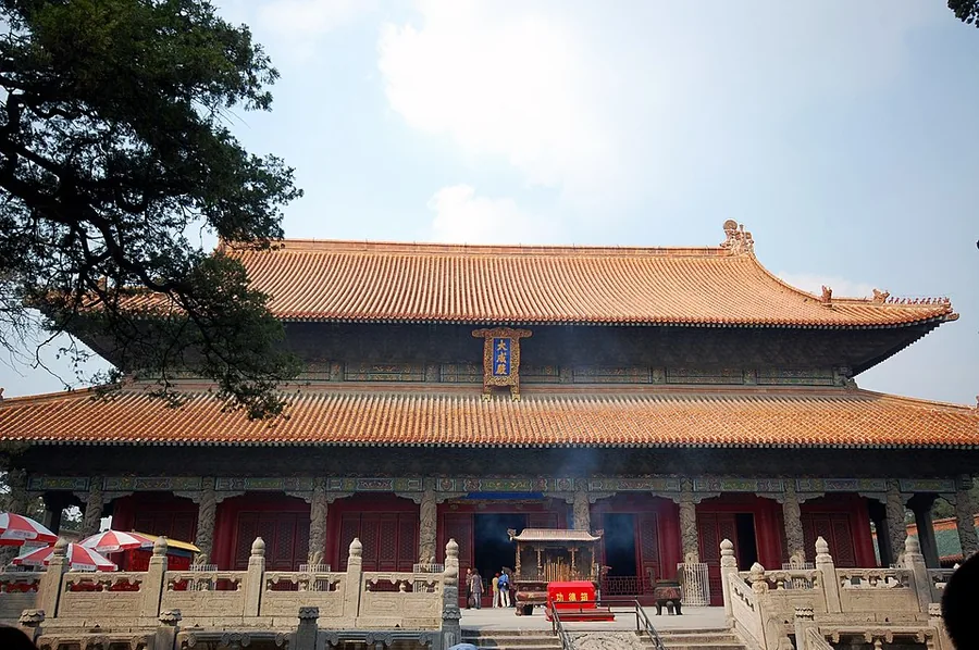 Dacheng Hall at the Temple of Confucius in Qufu, Shandong.