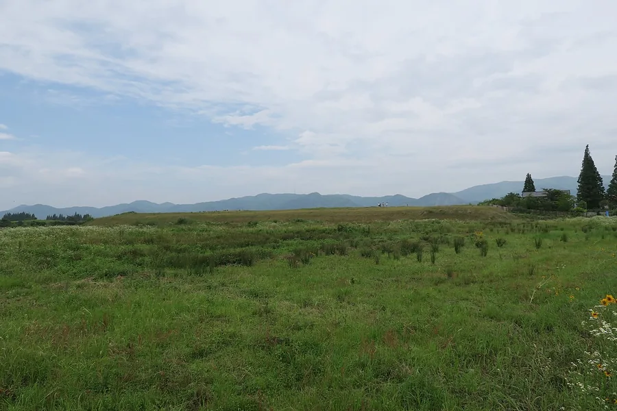 The Mojiaoshan earthen platform at Liangzhu Ancient City, June 2016.