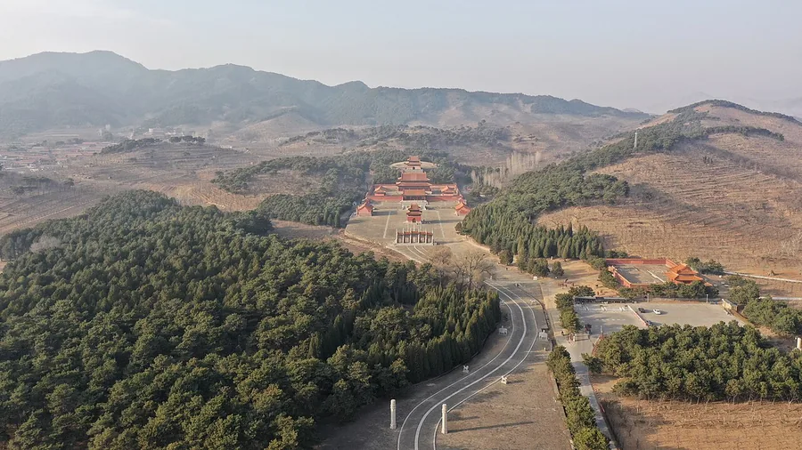 Yuling, the Qianlong Emperor's mausoleum within the Eastern Qing Tombs, Hebei; 9 March 2023.