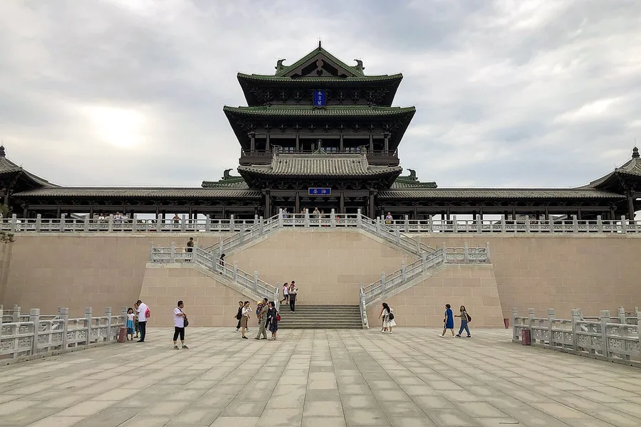 Yongning Pavilion at the 2019 Beijing horticultural expo site in Yanqing, now Beijing Expo Park.