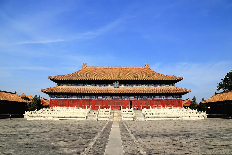 The main ancestral-worship hall at Beijing's Imperial Ancestral Temple, Taimiao.