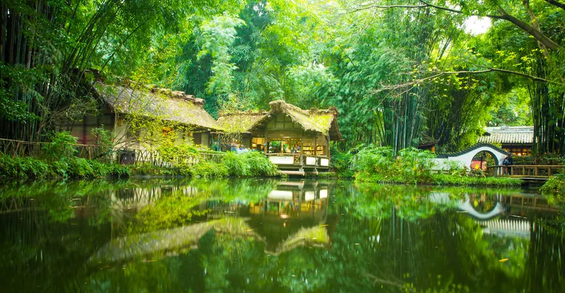 Chengdu Du Fu Thatched Cottage Museum · 杜甫草堂
