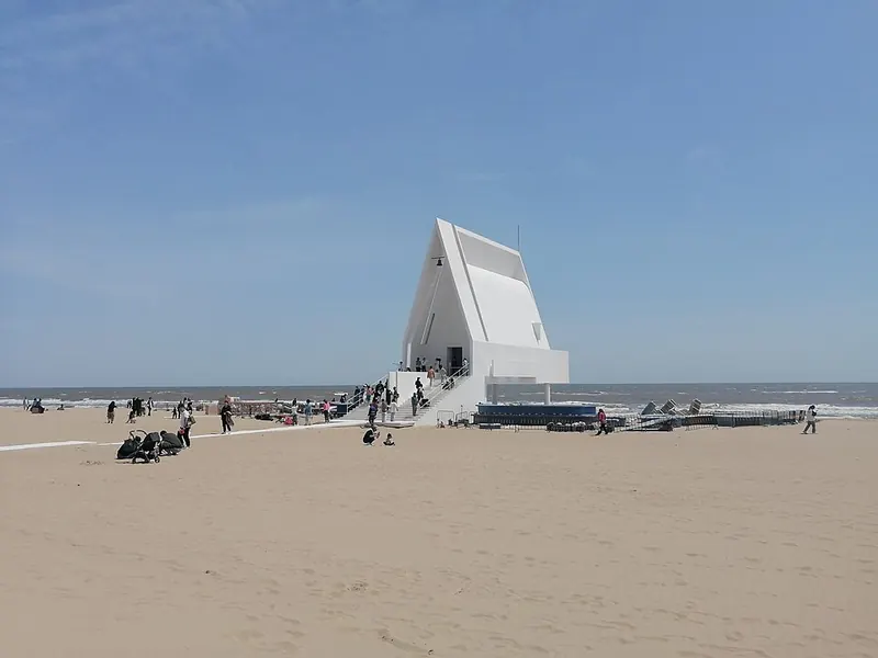 Aranya chapel on the beach.