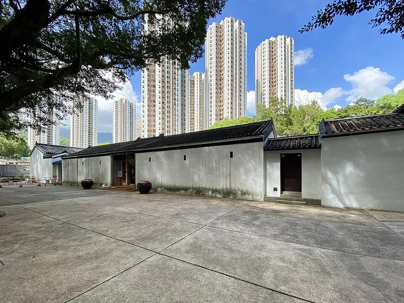 Courtyard at Sam Tung Uk Museum.