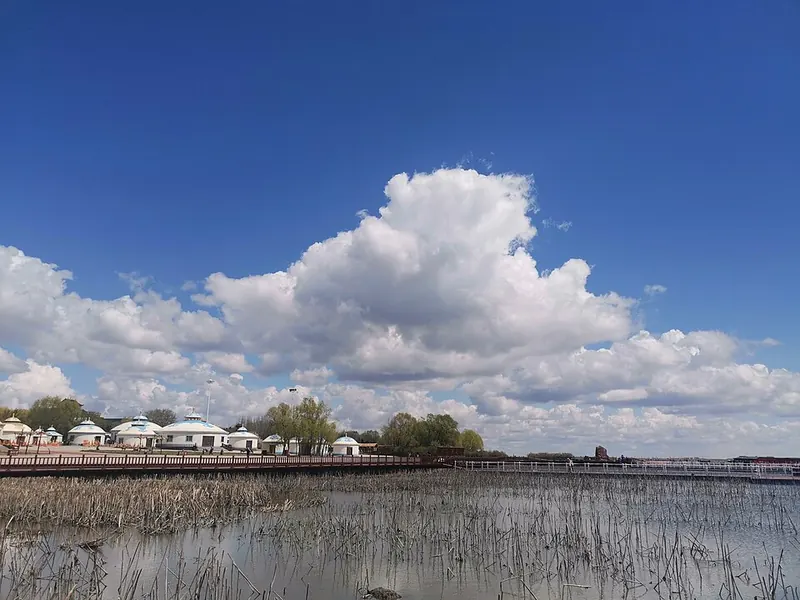 Chagan Lake in spring 2025 · 查干湖