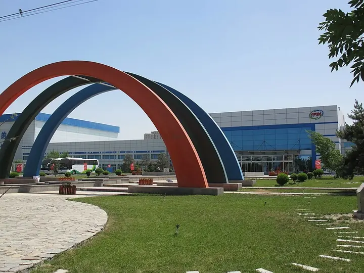 The Yili dairy campus in Tumed Left Banner, Hohhot.