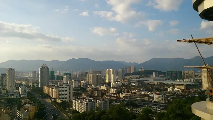 Neighbourhoods around Fuzhou railway station in Jin'an District, Fuzhou.