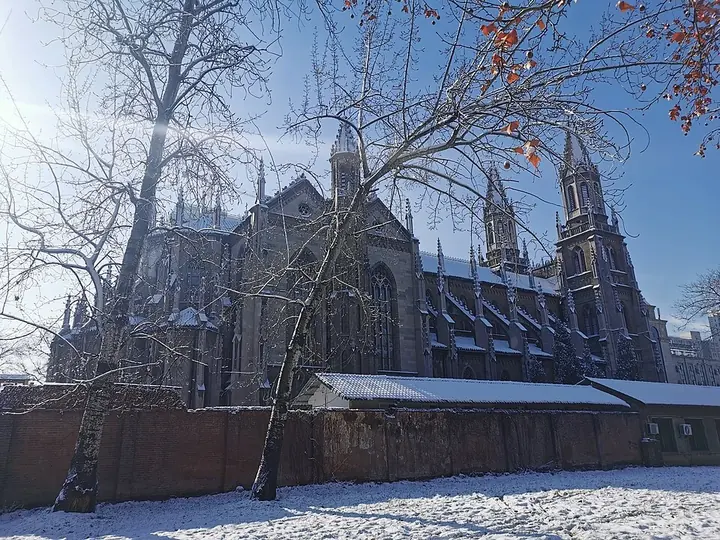 Hongjialou Cathedral in Licheng District, Jinan.
