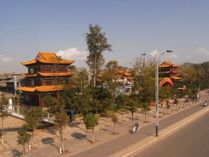Guandu Old Town in Guandu District, Kunming.