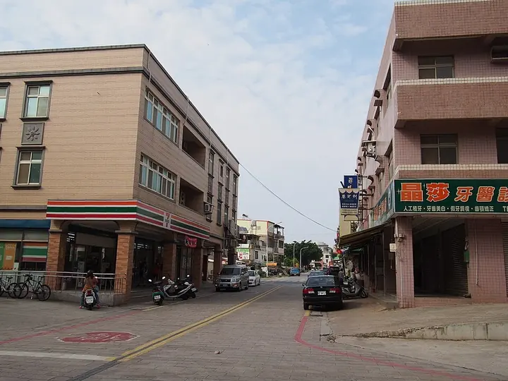 A street in Shamei, Jinsha Township, Kinmen.