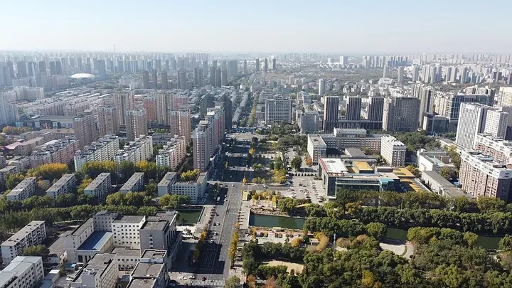 An aerial view of neighbourhoods in Hunnan District, Shenyang. Photo: 2020-10-24 11:36:56.
