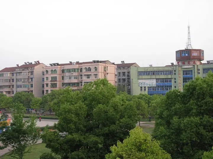 Shamao Square and surrounding neighbourhoods in Hannan District, Wuhan.