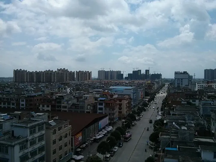 The county town of Binyang County, Guangxi. Photo: 2015-06-26.