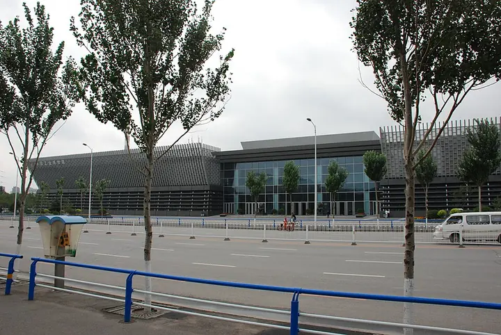 China Museum of Industry entrance facade, Shenyang · 沈阳中国工业博物馆
