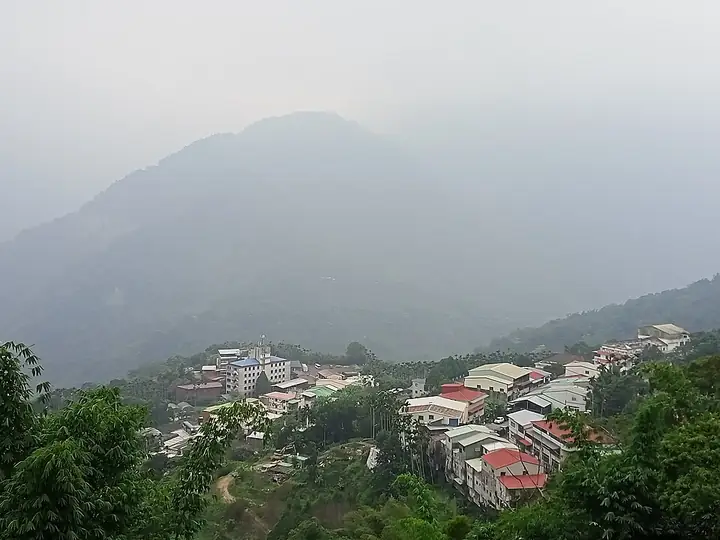 Caoling village viewed from Caoling Elementary School