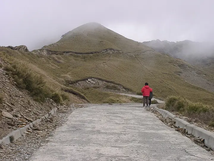 Walking trail at Hehuanshan