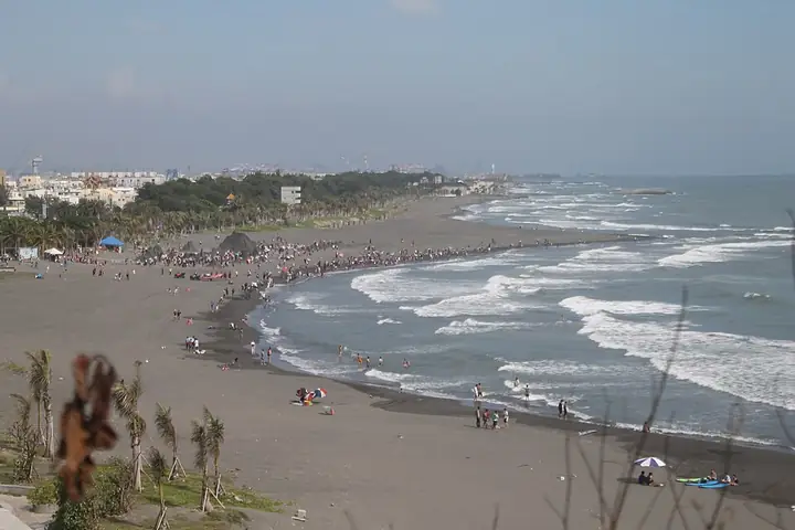 Cijin Beach on the coast of Kaohsiung