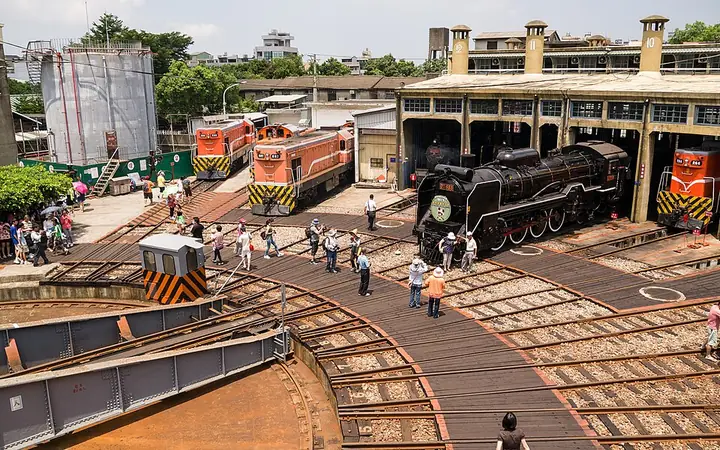 Changhua Roundhouse and railway turntable