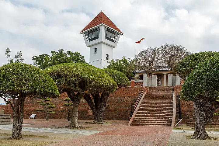Observation tower and steps at Fort Zeelandia in Anping
