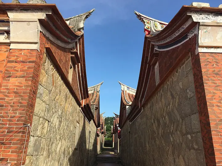 A lane in Shanhou village within Kinmen National Park