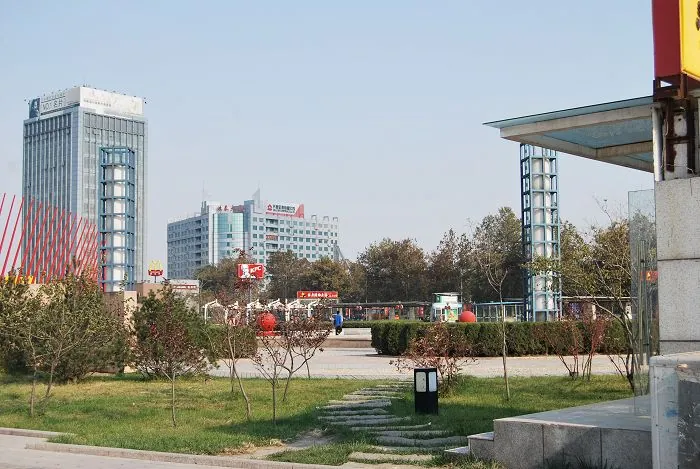 Liuquan Square, downtown Zichuan