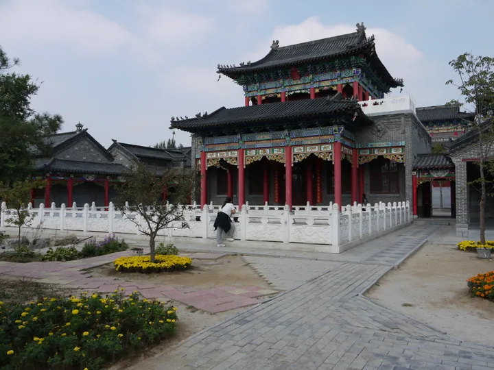 Traditional-style garden pavilion in Changyi