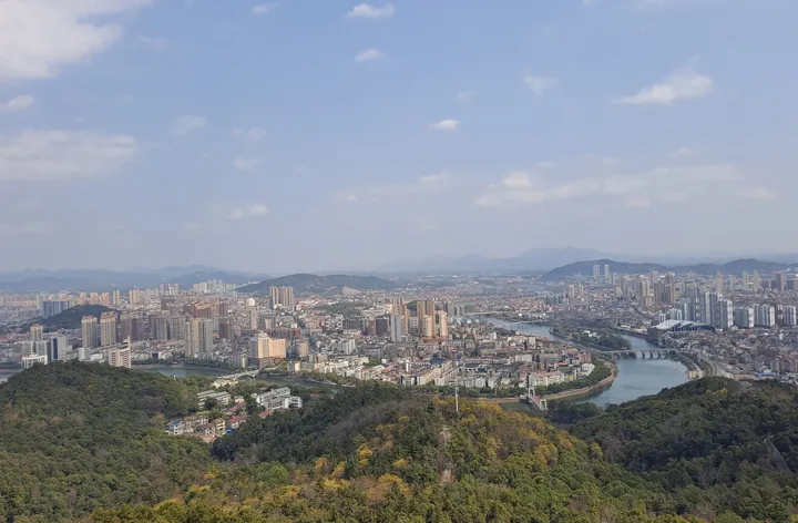 Liling skyline from Wangjiang Tower