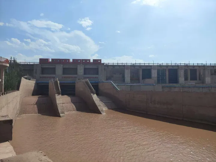 Qingtongxia dam on the Yellow River
