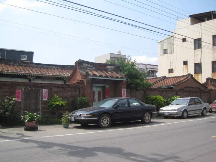 Traditional red-brick former residence of Lin Wei-chao in Xingang Township