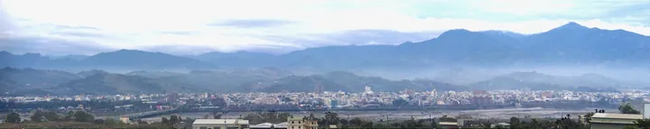 Panoramic view of Dongshi District, Taichung