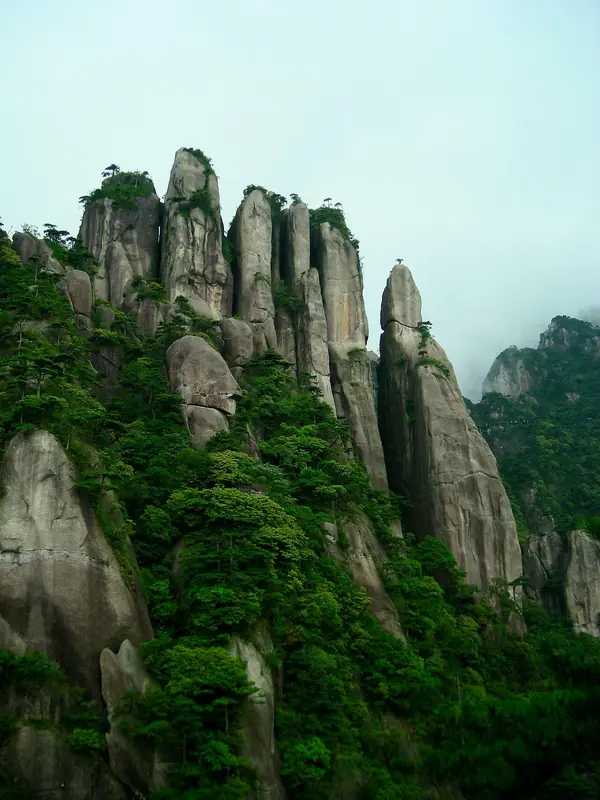 Representative view in Dexing · 德兴市代表景观：Sanqingshan1522