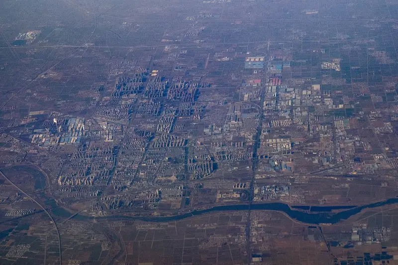 Representative view in Yanzhou District · 兖州区代表景观：山东济宁市兖州区航拍, 2023-02-20