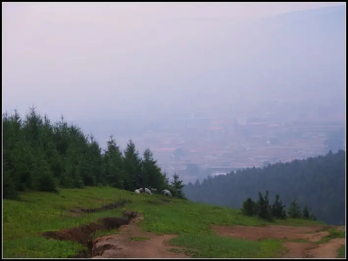 Representative view in Hengshan District · 恒山区代表景观：山坡羊 - panoramio
