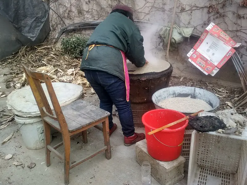 Reference photo for Paper-Thin Grain Pancakes · 煎饼同类菜品参考照片