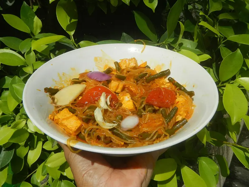 Reference photo for Soft Tofu with Glass Noodles · 豆花粉丝同类菜品参考照片
