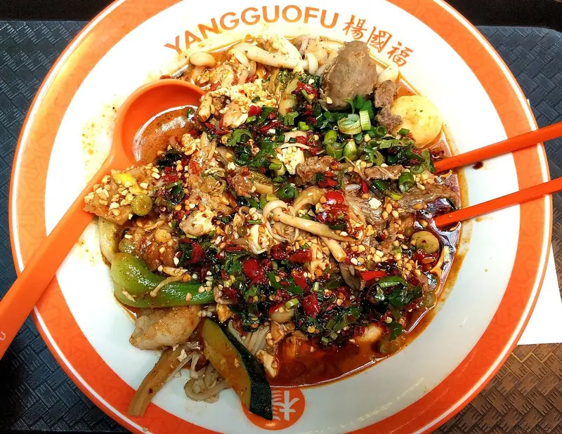 Reference photo for Yiyang Malatang Skewers · 益阳麻辣烫同类菜品参考照片