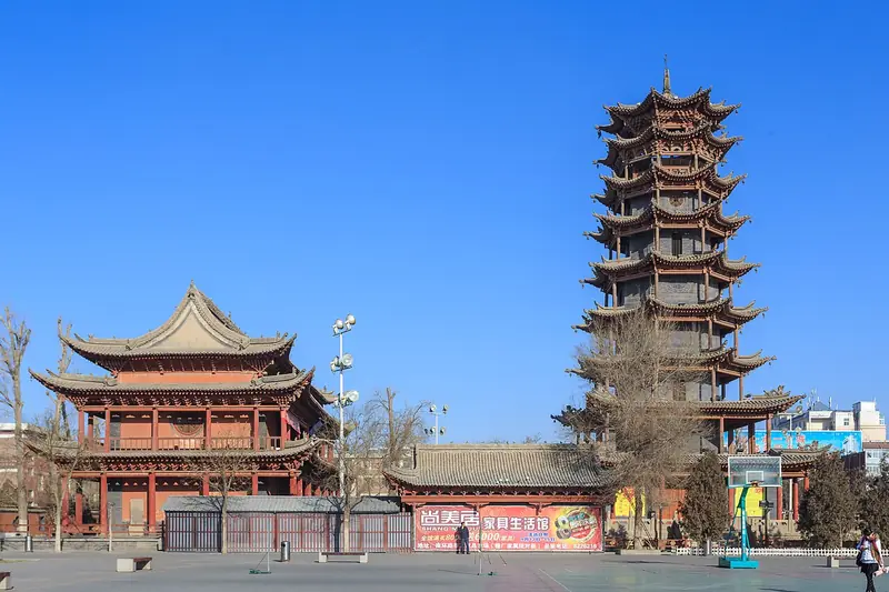 Zhangye Wooden Pagoda Temple (张掖木塔寺)