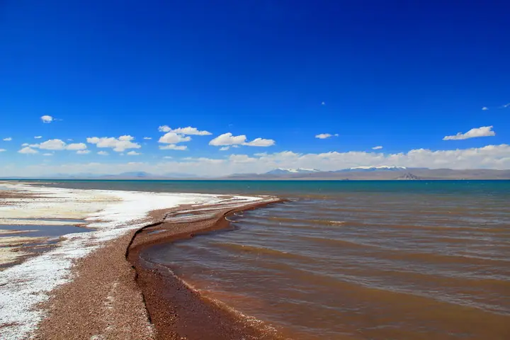 Representative view in Shuanghu County · 双湖县代表景观：Dagze Lake in Tibet