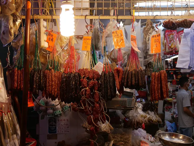 Reference photo for Chengkou Smoked Cured Sausage · 城口腊香肠同类菜品参考照片