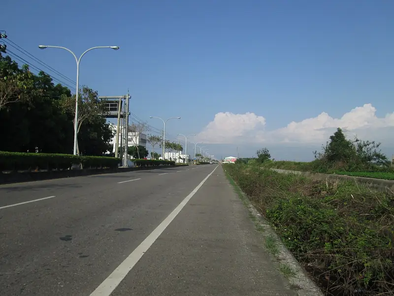 Representative view in Baozhong Township · 褒忠鄉代表景观:雲林縣褒忠鄉 158縣道 - panoramio